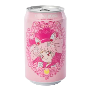 Sailor Moon Sparkling Water Carbonated Lychee Flavor